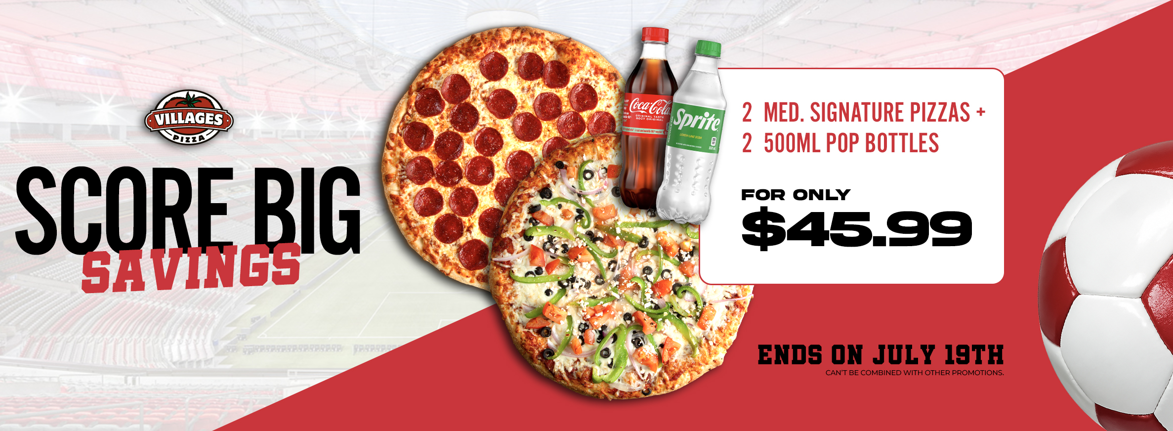 Score big savings advertisement