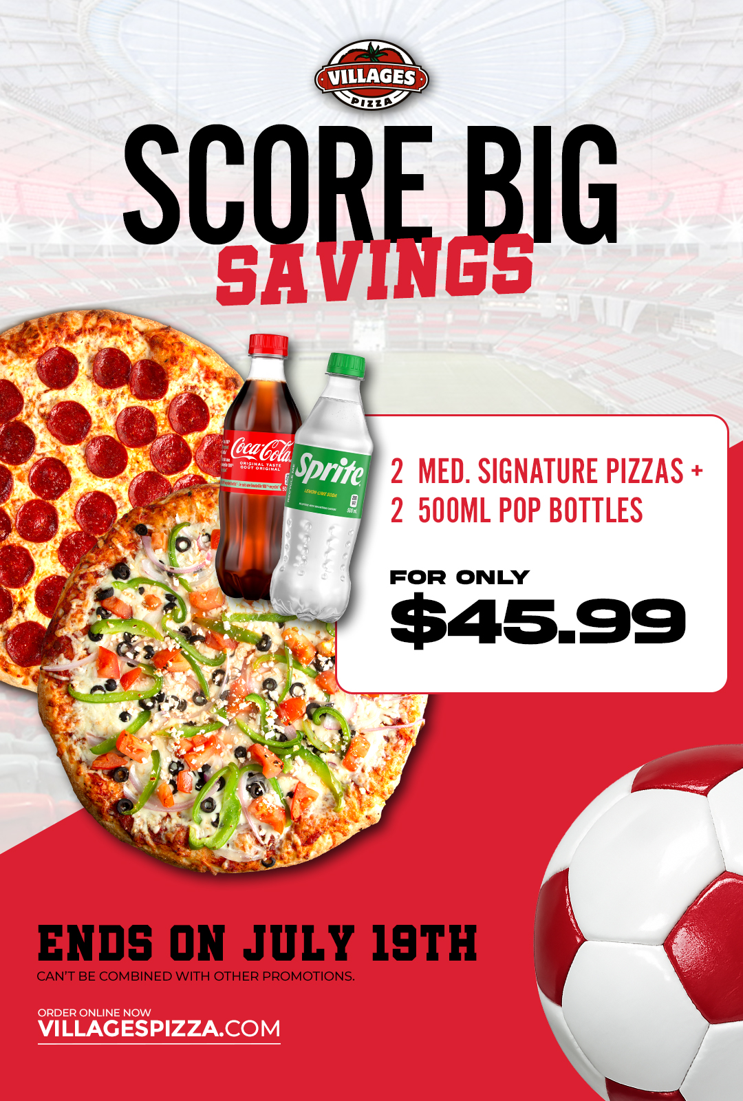 Score big savings advertisement