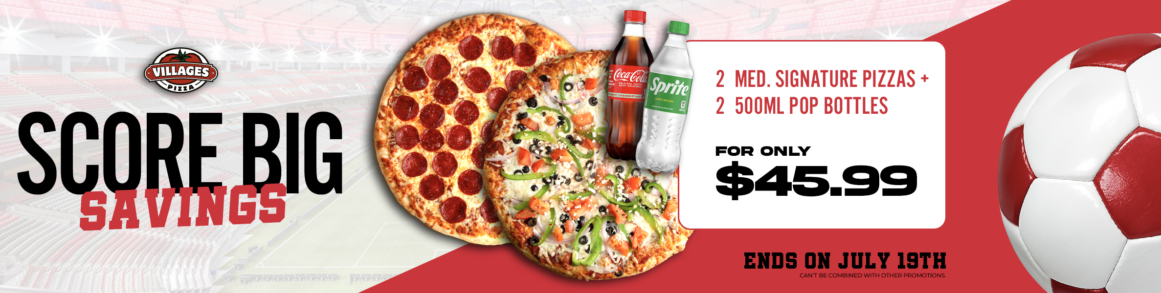 Score big savings advertisement