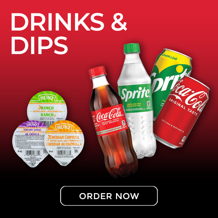 Menu – Dips & Drinks