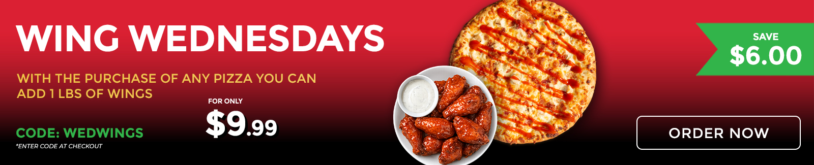 Menu – Promo 2 (Wing Wednesday)